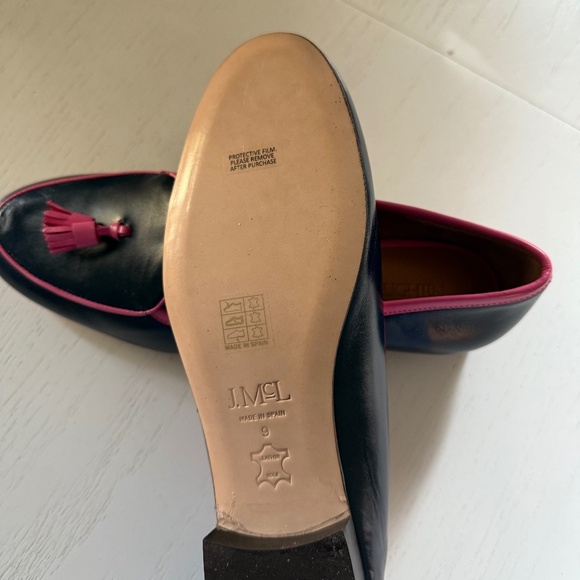 New JMcLaughlin Cecily Loafer in Navy/Pink, Size 9 - Picture 3 of 3